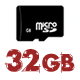 - MicroSD/SDHC/SDXC 32GB