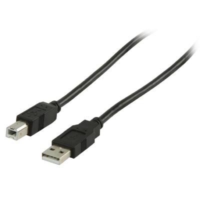 Câble de raccordement USB 2.0 Câble pour scanner, imprimante, type A à B mâle, 5.00 m
