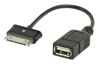 Câble de charge et sync Samsung Samsung 30p Mâle - USB A Femelle 0.20 m Noir