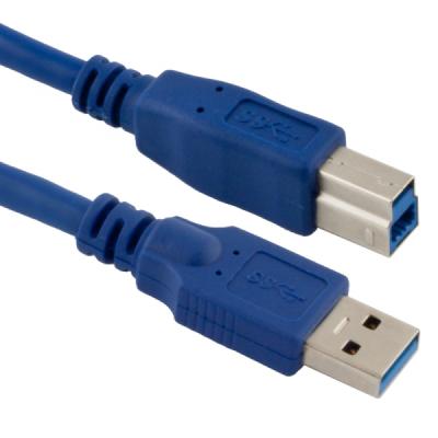Câble Imprimante, scanner de 2 mètres USB 3.0 (USB A mâle vers USB B mâle) Bleu Esperanza