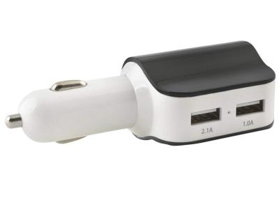 Dual Chargeur USB de voiture Adaptateur allume-cigare 2 x USB 3.1 A (2.1A + 1A) 12–24 V