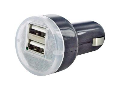 Chargeur allume-cigare 2 x USB Dual 3.1A (1 x 1A + 1 x 2.1A) universel Reekin