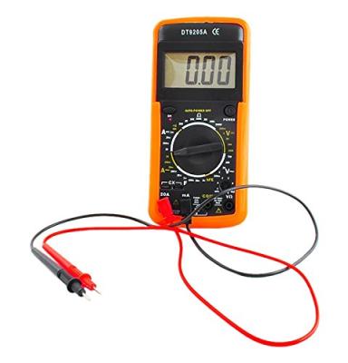 DT9205 A voltmètre multimètre numérique ampèremètre testeur de capacité 9 V