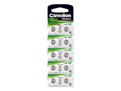 Pack de 10 piles Camelion Alcaline AG6/LR69/LR921/371 0% Mercury/Hg