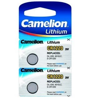 Pack de 2 piles Camelion Lithium CR1220 3V (2 piles)