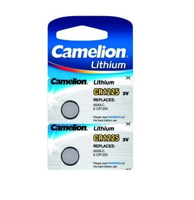 Pack de 2 piles Camelion Lithium CR1225 3V