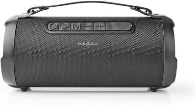 Bluetooth&#x000000ae; Party Boombox  6 heures 1.0 24 W Lecture multimédia: Micro SD / Onde sinusoïdale pure / USB IPX5 Liable Poignee de transport Noir