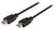 Câble HDMI avec Ethernet haute vitesse AM - AM Connecteur HDMI - Connecteur HDMI 1.20 m Noir