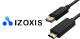 Cable plaque or DispayPort vers HDMI 4K Izoxis